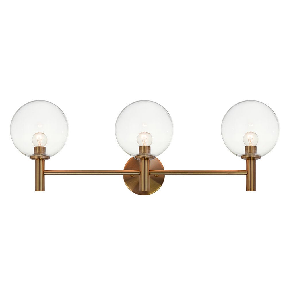 Murale Cosmo - Laiton doré vieilli Claire 26" by Matteo Lighting | Luminaires & cie