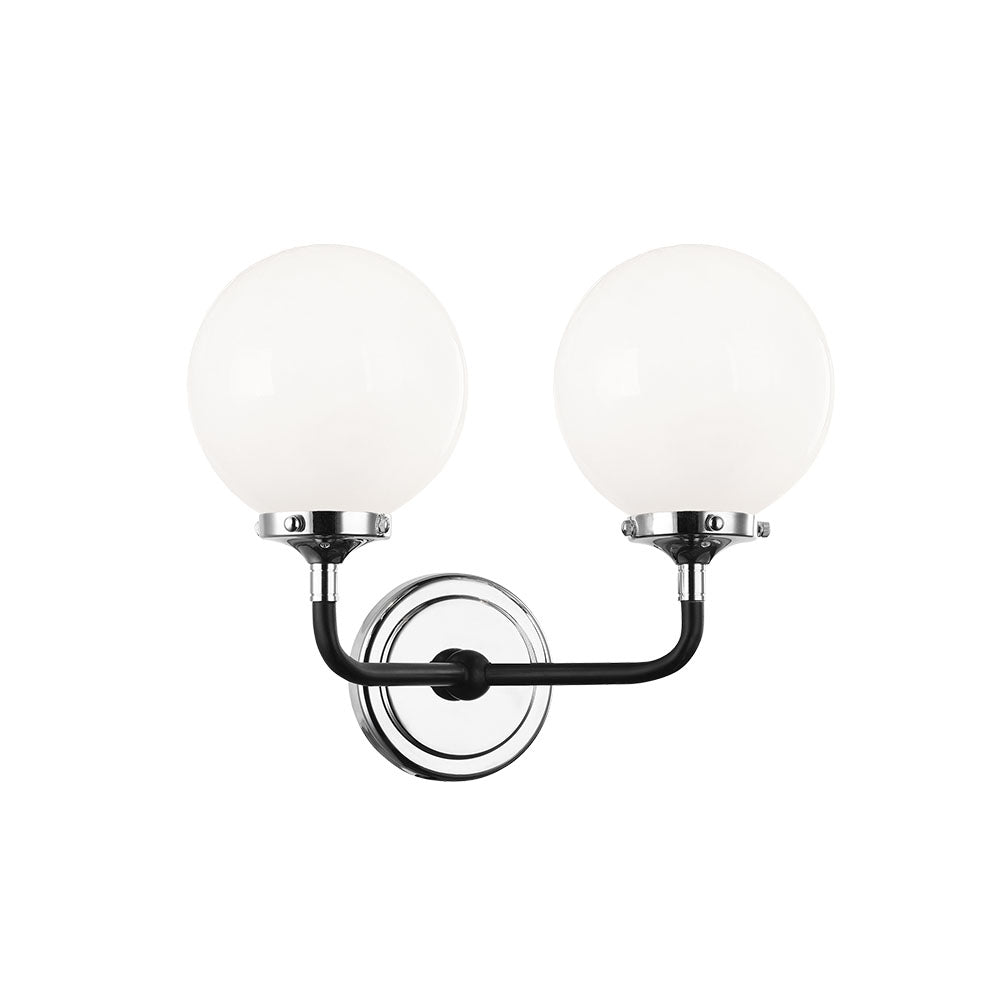 Murale Particles - Chrome Opale Double by Matteo Lighting | Luminaires & cie