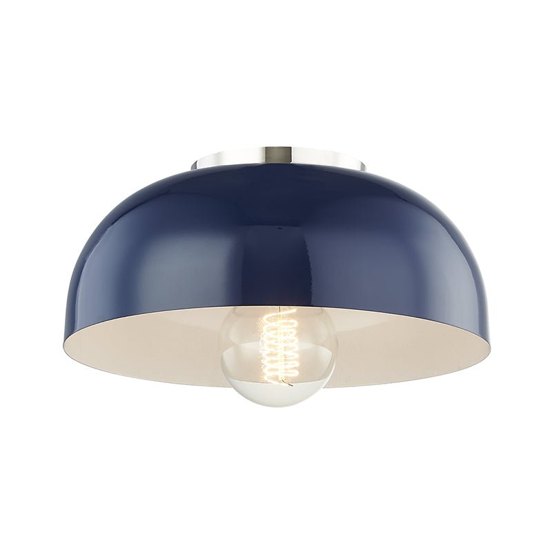 Plafonnier Avery H199501S - PN/NVY - by Mitzi | Luminaires & cie