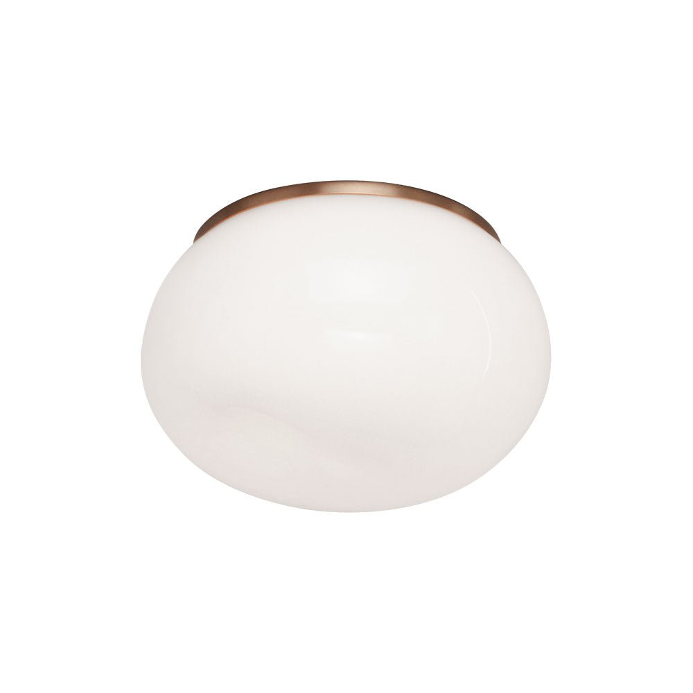 Plafonnier Gelasin - Laiton doré vieilli 6 1/4" by Matteo Lighting | Luminaires & cie