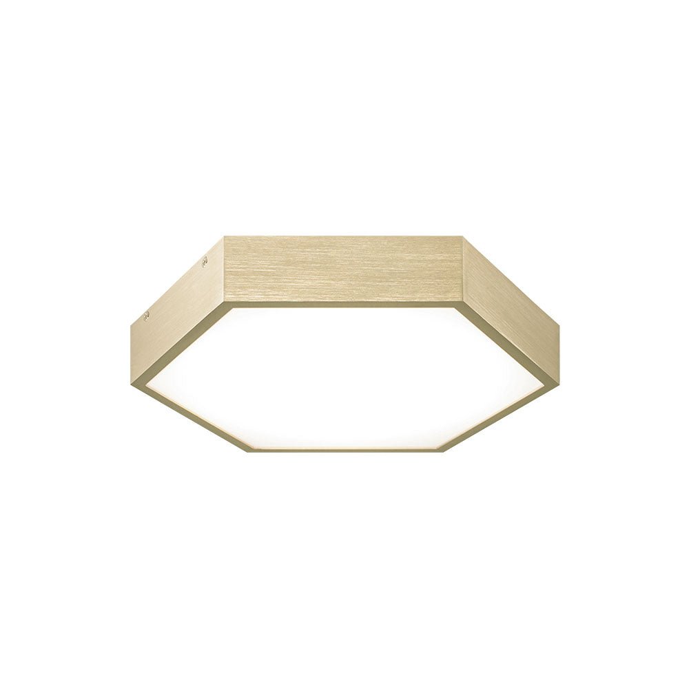 Plafonnier Hexol - Or oxydé 11" by Matteo Lighting | Luminaires & cie