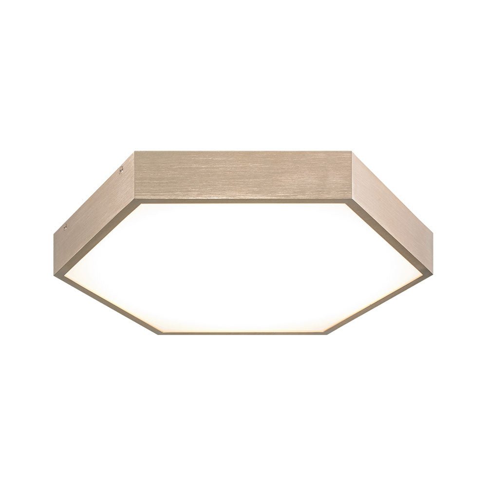 Plafonnier Hexol - Rose oxydée 14" by Matteo Lighting | Luminaires & cie