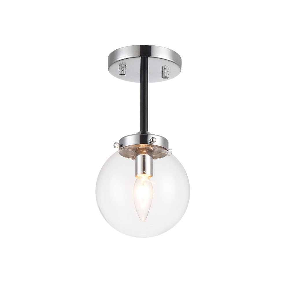 Plafonnier Maru - Chrome Claire by Matteo Lighting | Luminaires & cie