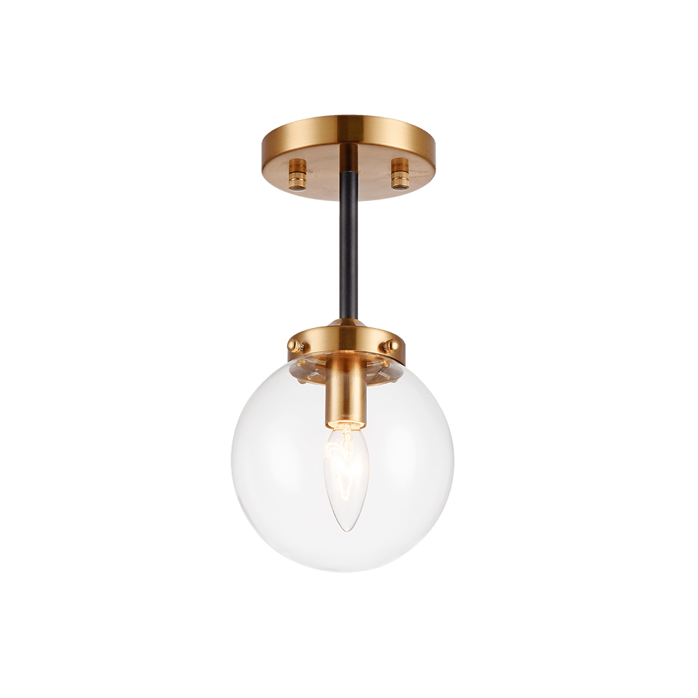 Plafonnier Maru - Chrome Opale by Matteo Lighting | Luminaires & cie