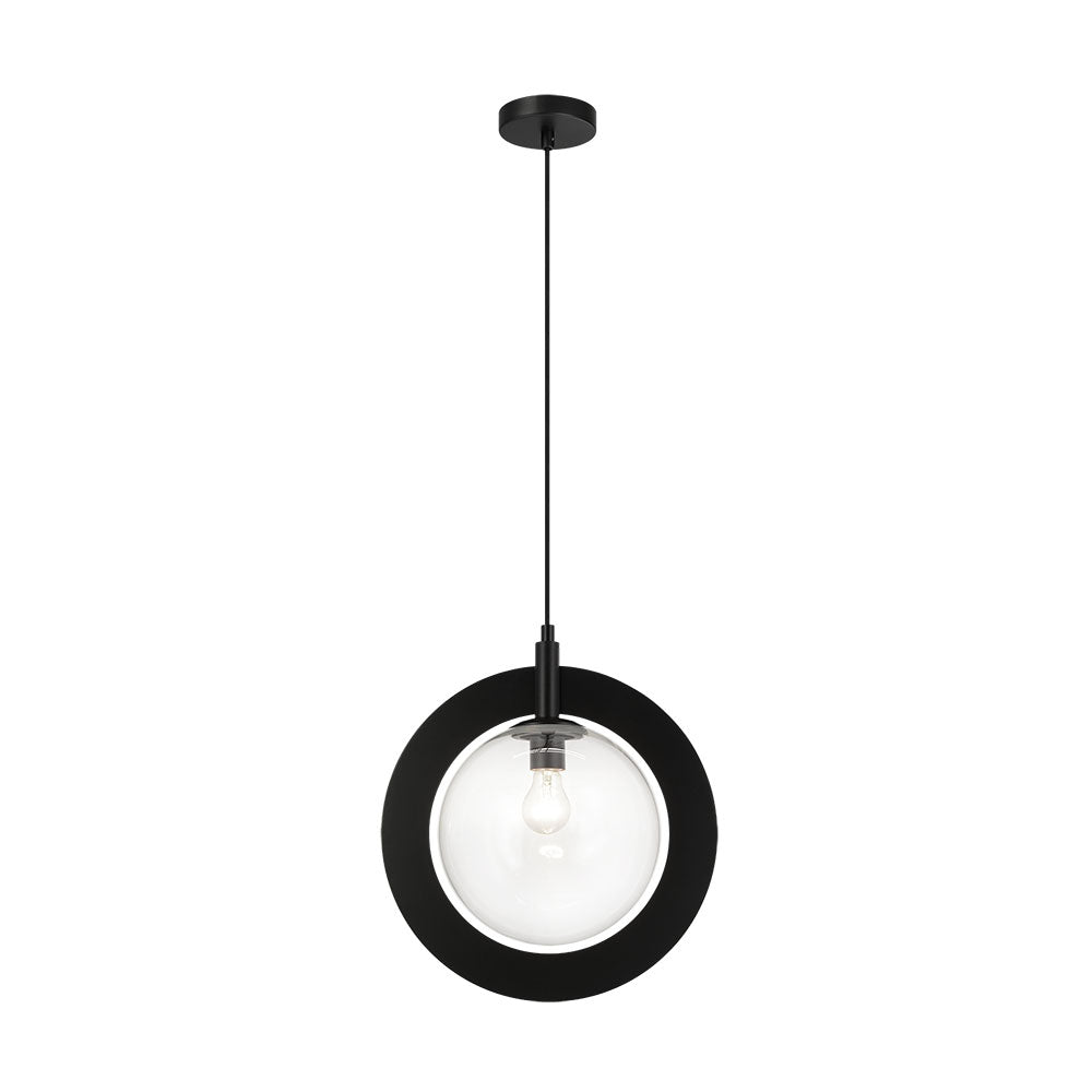 Suspension Astro - Noir 16" Claire by Matteo Lighting | Luminaires & cie