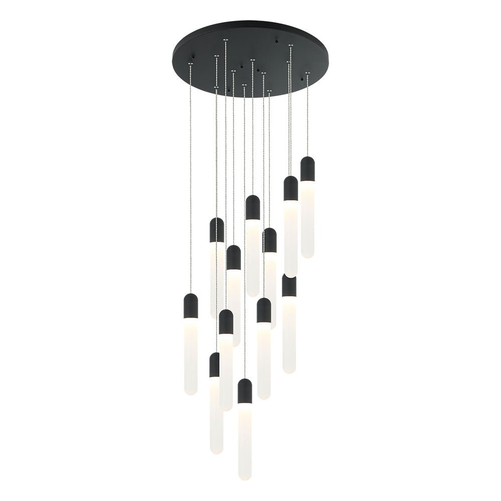 Suspension Aydin - Noir mat Simple by Matteo Lighting | Luminaires & cie