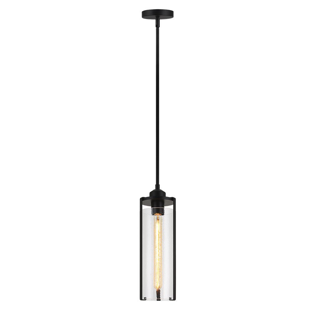Suspension Bayou - Noir Ø5 1/8” x 15 7/8”H by Matteo Lighting | Luminaires & cie