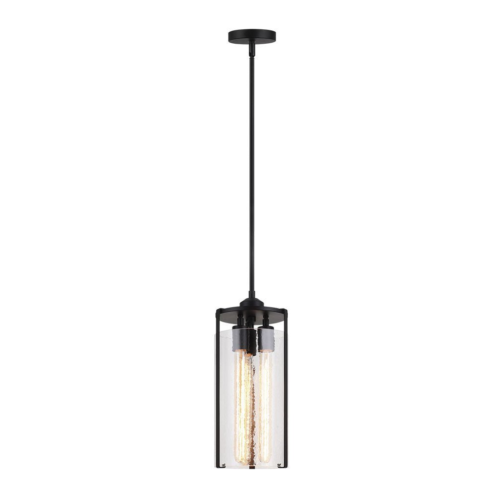 Suspension Bayou - Noir Ø7 1/8” x 16 3/8”H by Matteo Lighting | Luminaires & cie