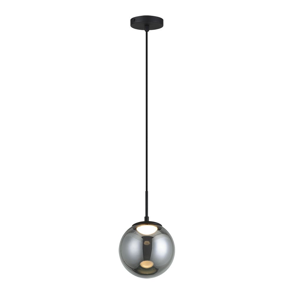 Suspension Boble - Noir mat 8" by Matteo Lighting | Luminaires & cie