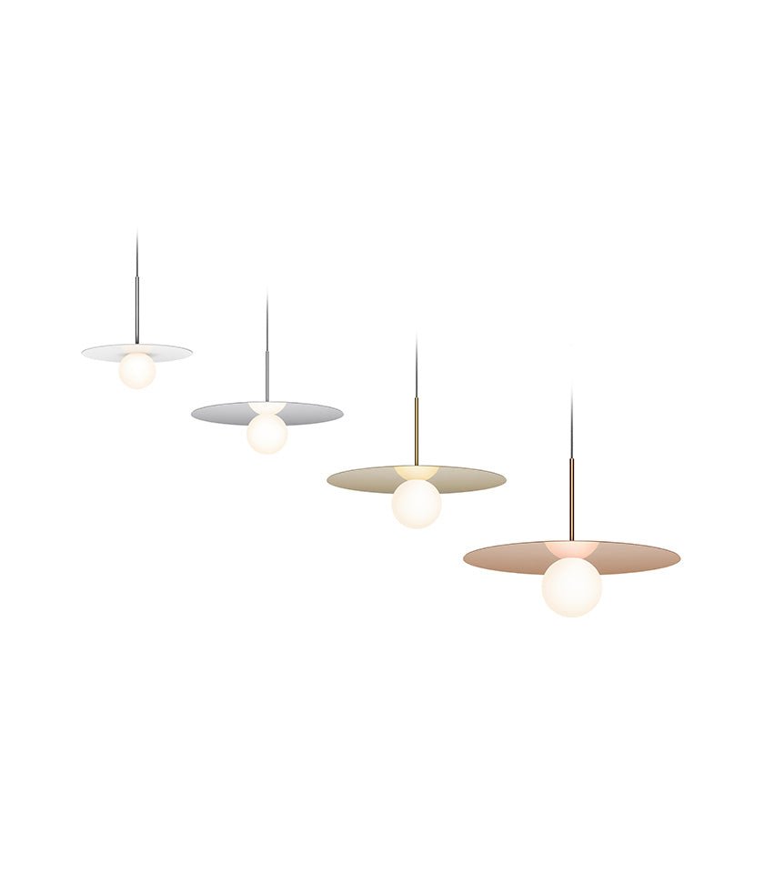 Suspension Bola Disc - Chrome 12 pouces by Pablo Designs | Luminaires & cie