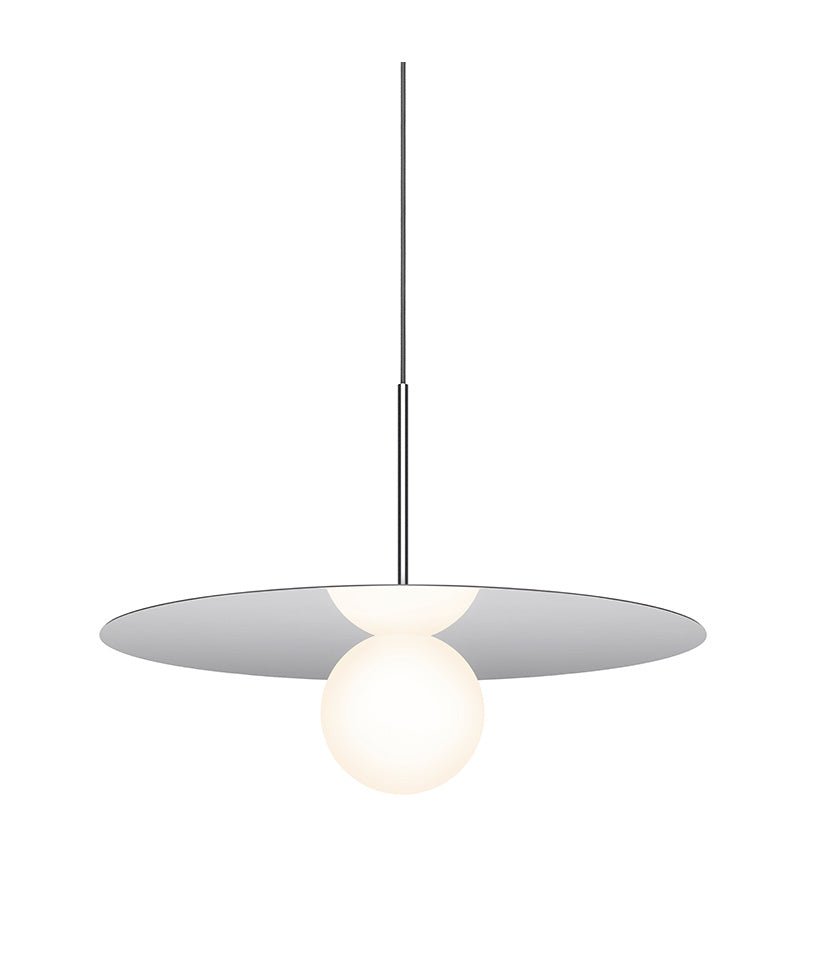 Suspension Bola Disc - Chrome 22 pouces by Pablo Designs | Luminaires & cie