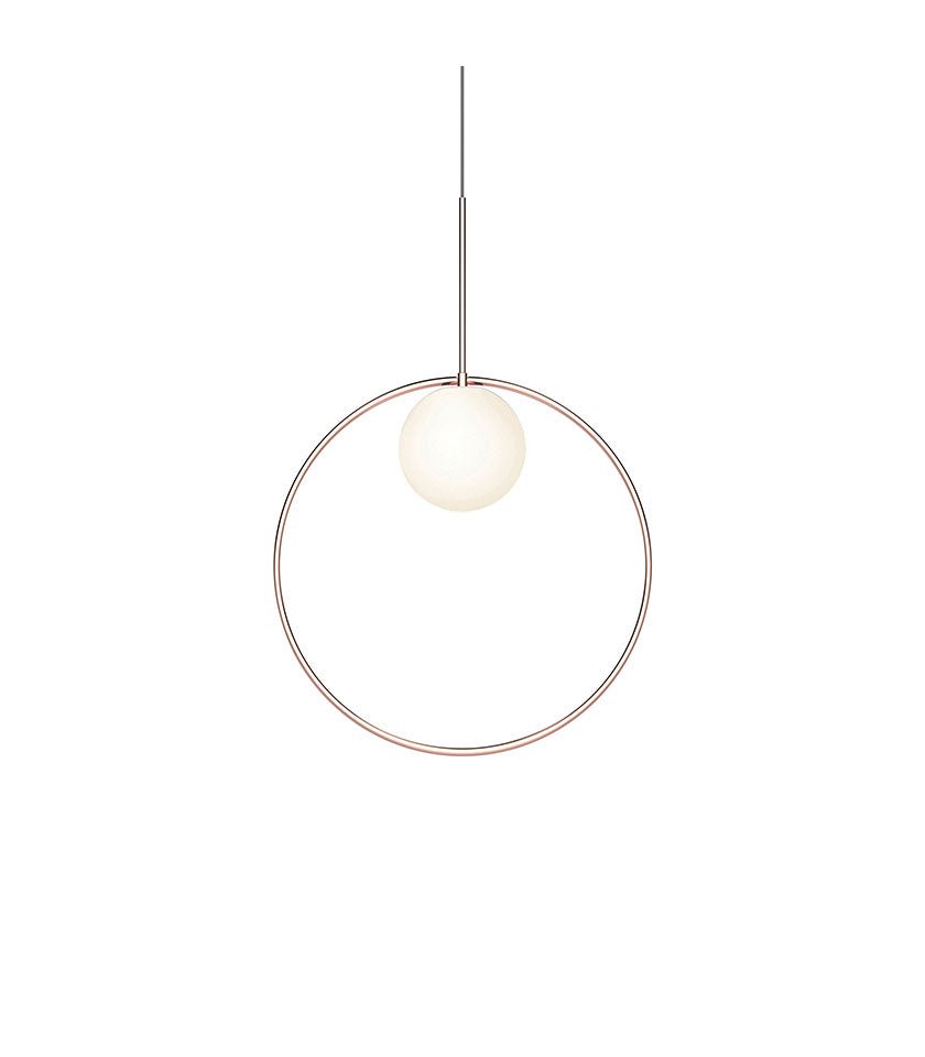 Suspension Bola Halo - Laiton 22 pouces by Pablo Designs | Luminaires & cie
