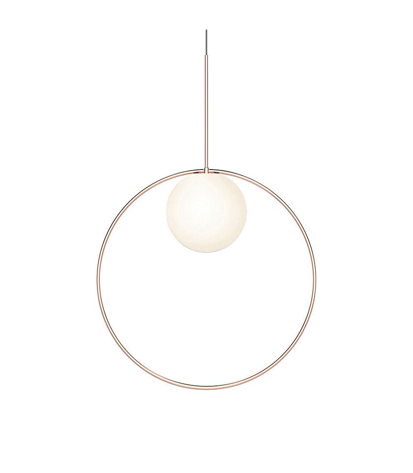 Suspension Bola Halo - Laiton 22 pouces by Pablo Designs | Luminaires & cie