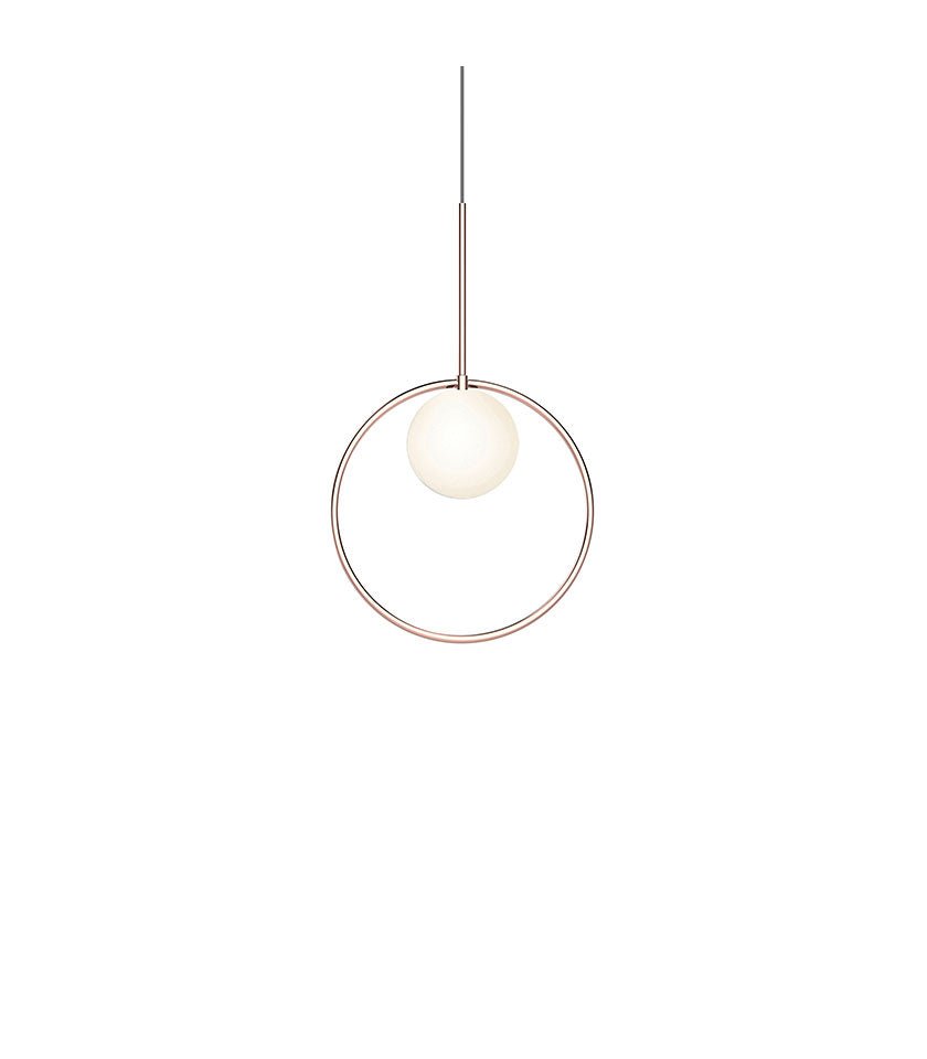 Suspension Bola Halo - Laiton 22 pouces by Pablo Designs | Luminaires & cie