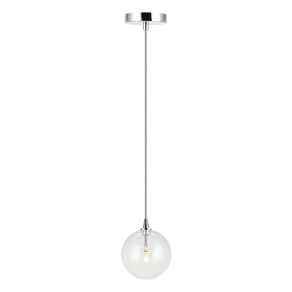 Suspension Bolha - Chrome 6" by Matteo Lighting | Luminaires & cie