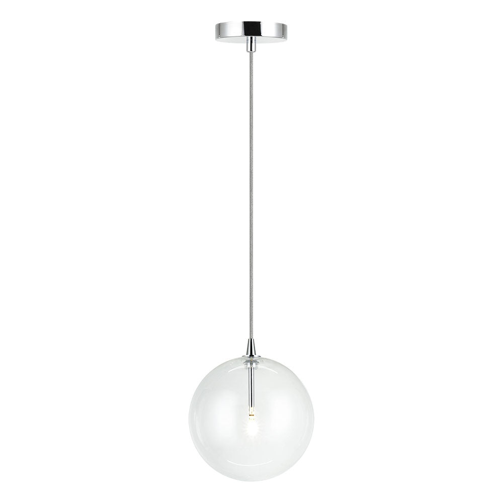 Suspension Bolha - Chrome 9" by Matteo Lighting | Luminaires & cie
