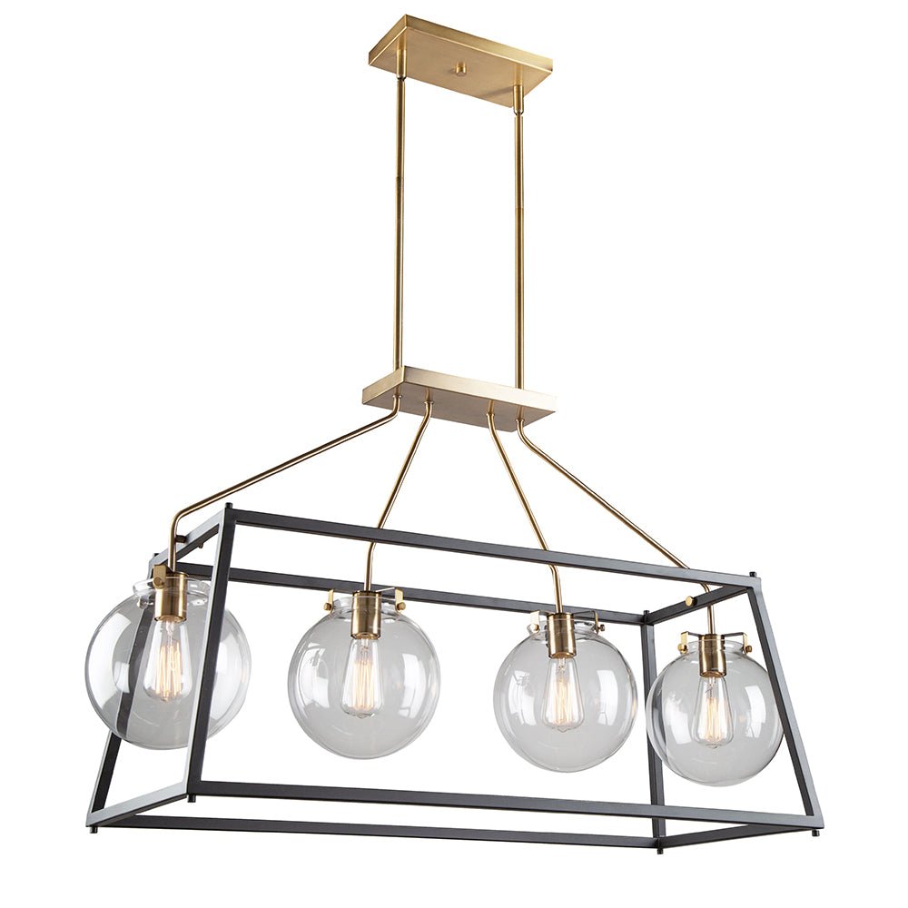 Suspension Bridegtown 4 Light Cage - by Artcraft | Luminaires & cie