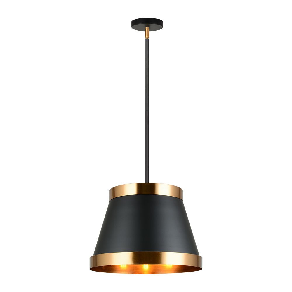 Suspension Caske - Noir 15" by Matteo Lighting | Luminaires & cie