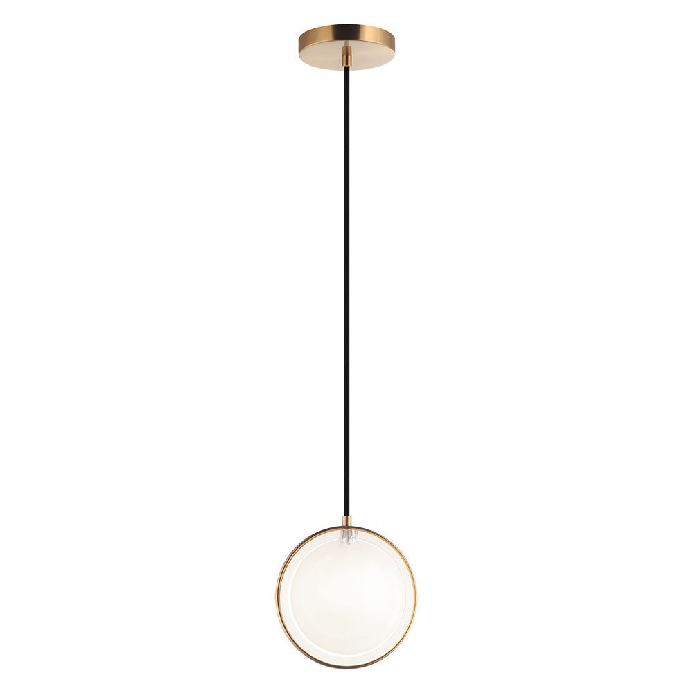 Suspension Chatoyant - Noir mat Simple by Matteo Lighting | Luminaires & cie
