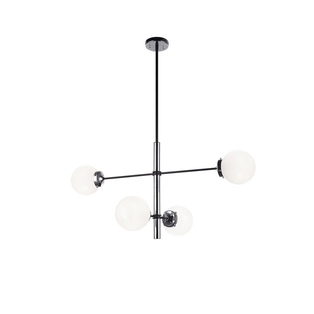 Suspension Enchant - Laiton doré vieilli Opale 18" by Matteo Lighting | Luminaires & cie
