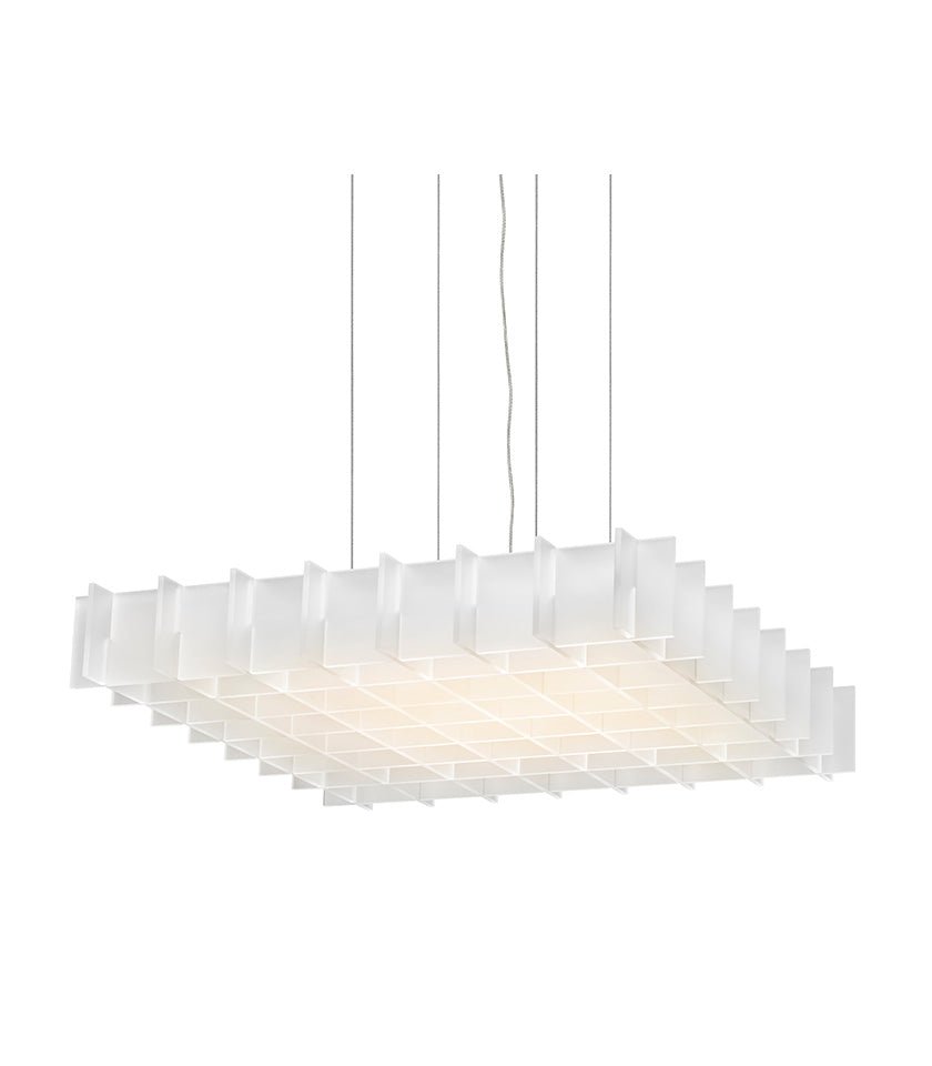 Suspension Grid - Blanc Givré by Pablo Designs | Luminaires & cie
