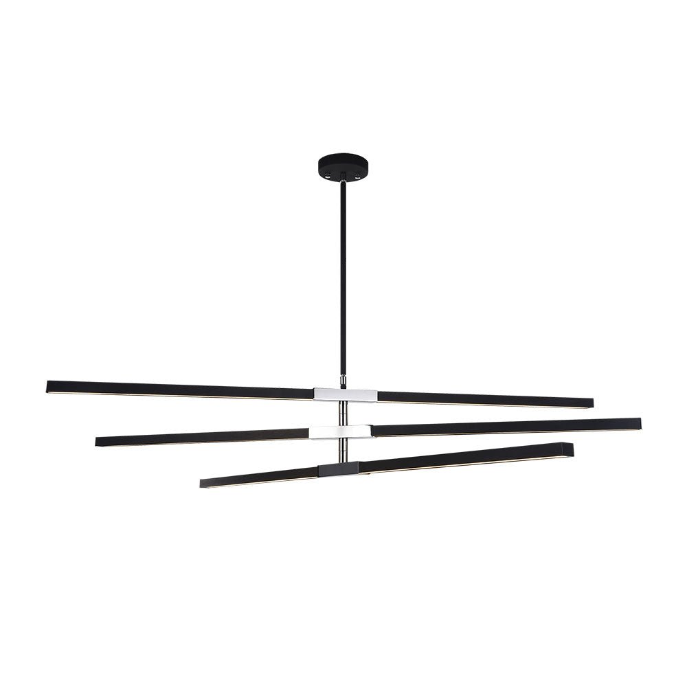 Suspension Lineare - Chrome Triple by Matteo Lighting | Luminaires & cie