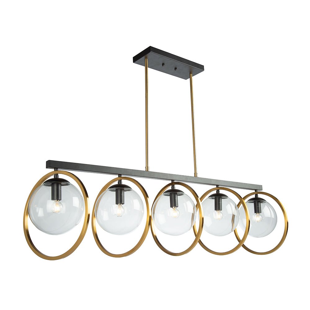 Suspension Lugano 5 Light - by Artcraft | Luminaires & cie