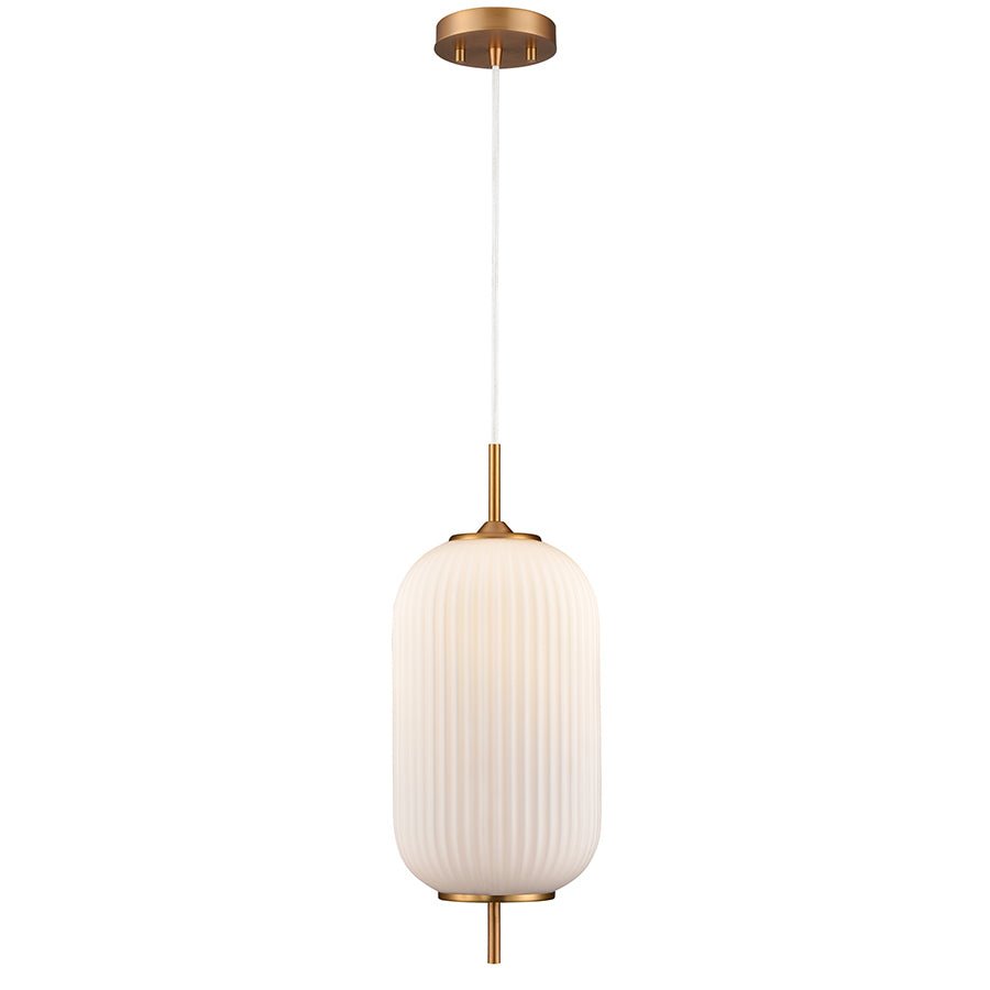 Suspension Mount Pearl Tube - Laiton by DVI Lighting | Luminaires & cie