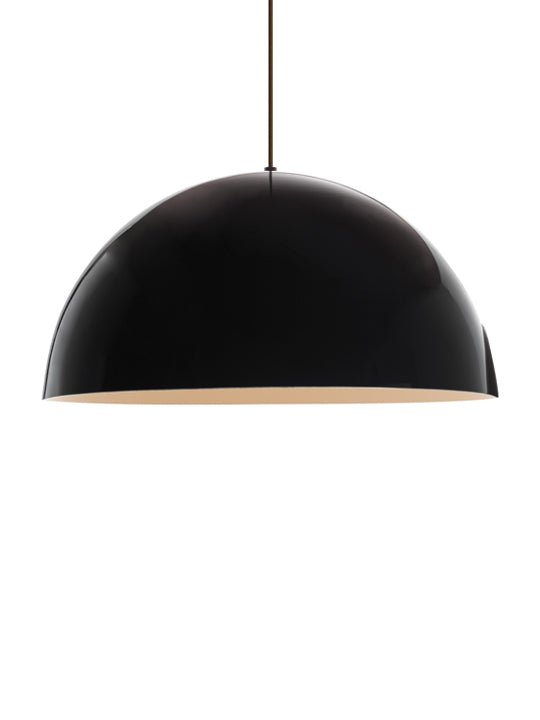Suspension Powell Street - Blanc Noir Lustré/Blanc by Tech Lighting | Luminaires & cie