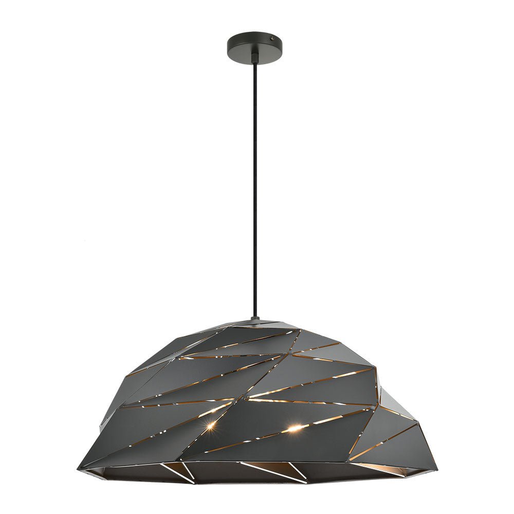 Suspension Riku - Gris foncé 11" by Matteo Lighting | Luminaires & cie