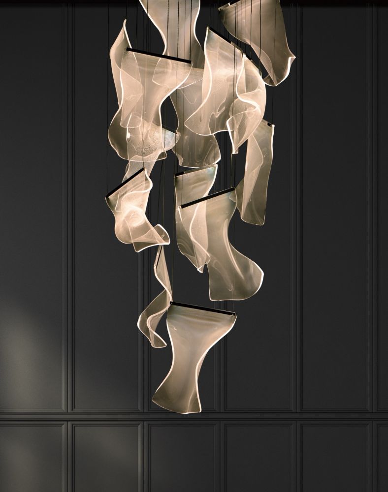 Suspension Rinkle E24877 - 133PC - by ET2 Lighting | Luminaires & cie