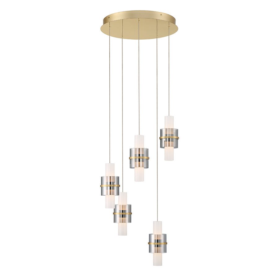 Suspension Rola - 5 Lumières by Eurofase | Luminaires & cie
