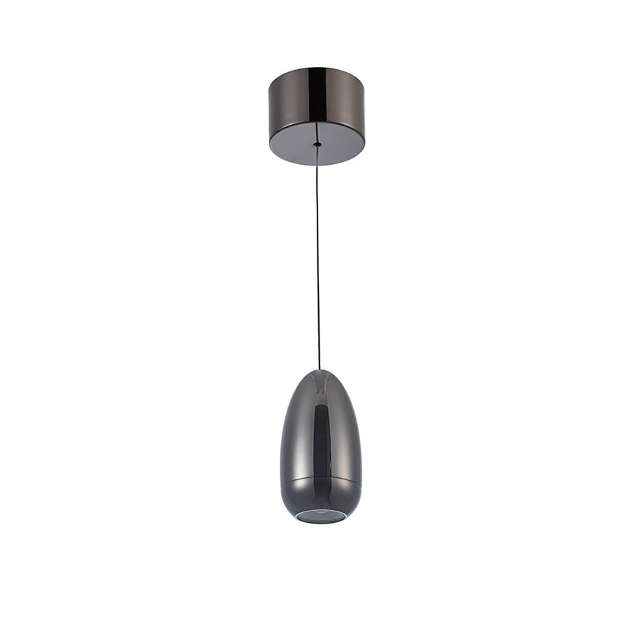 Suspension Royal Pearl - Noir chromé by Artcraft | Luminaires & cie