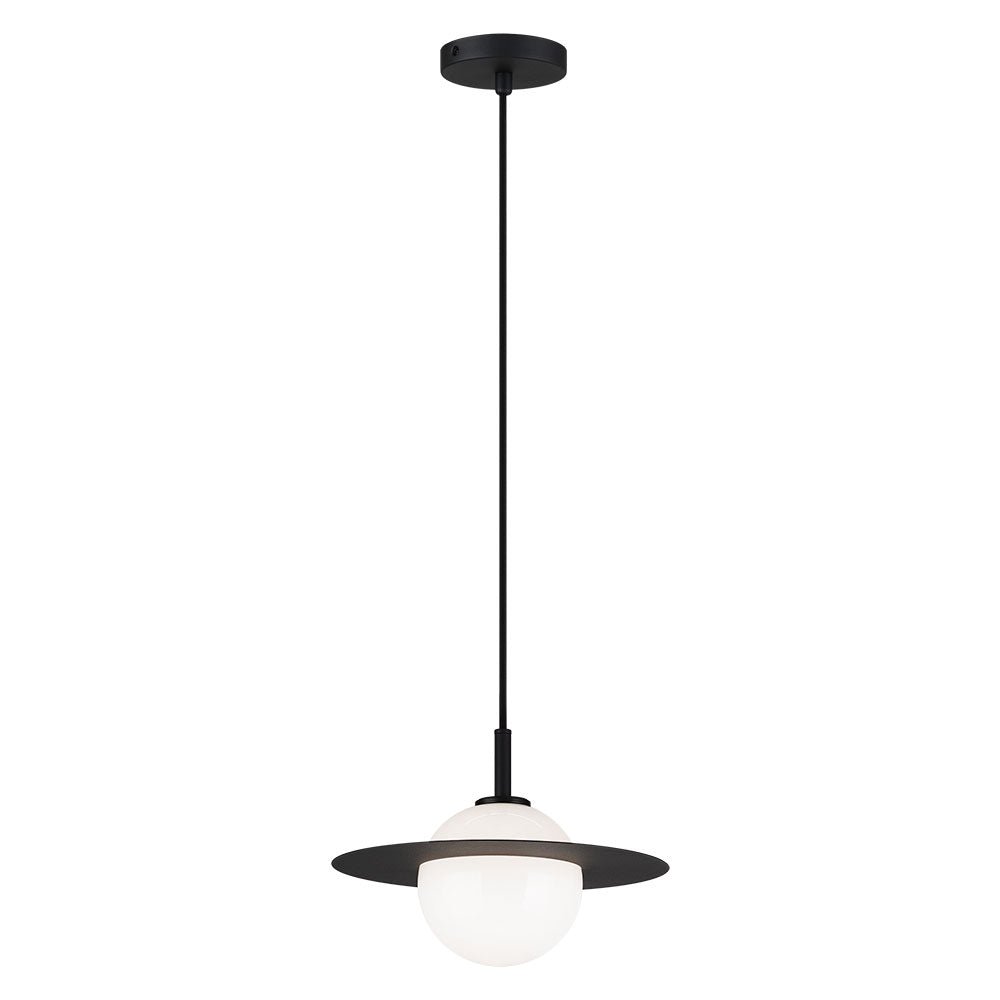 Suspension Saturn - Noir 10 1/8" by Matteo Lighting | Luminaires & cie