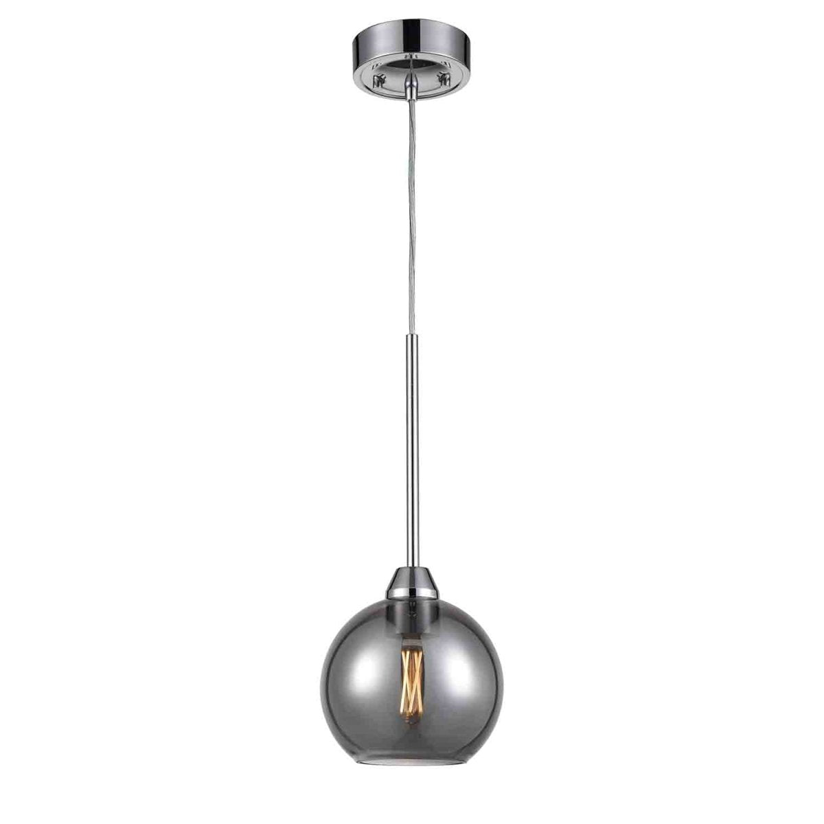 Suspension Simple Andromeda - Chrome Clair by DVI Lighting | Luminaires & cie
