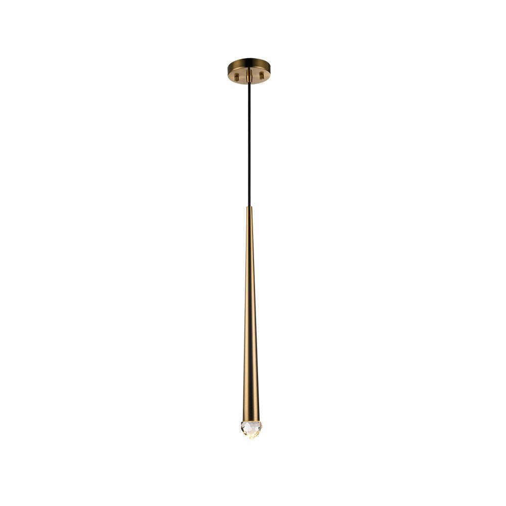 Suspension Simple Renaie - Laiton doré vieilli by Matteo Lighting | Luminaires & cie