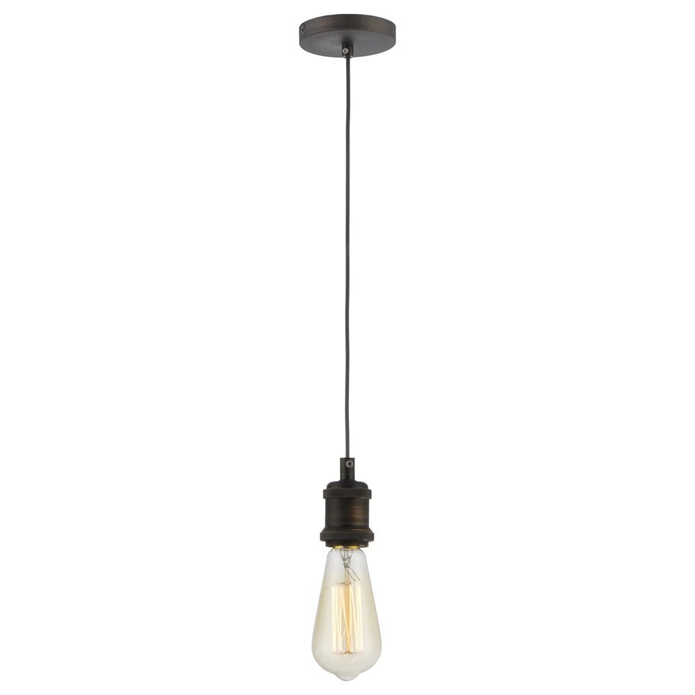 Suspension Sokkel - Chrome (fil rouge) by Creation Nova | Luminaires & cie