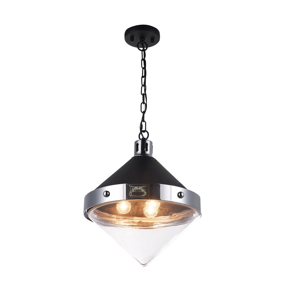 Suspension Sphericon - Claire 18" Chrome by Matteo Lighting | Luminaires & cie