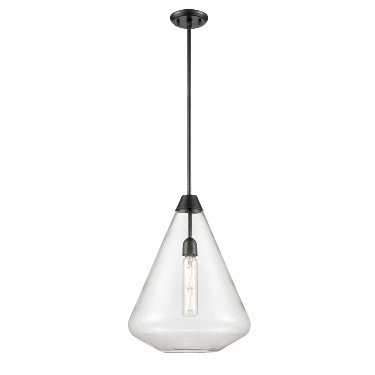 Suspension St. Julian - Graphite 14.25" by DVI Lighting | Luminaires & cie