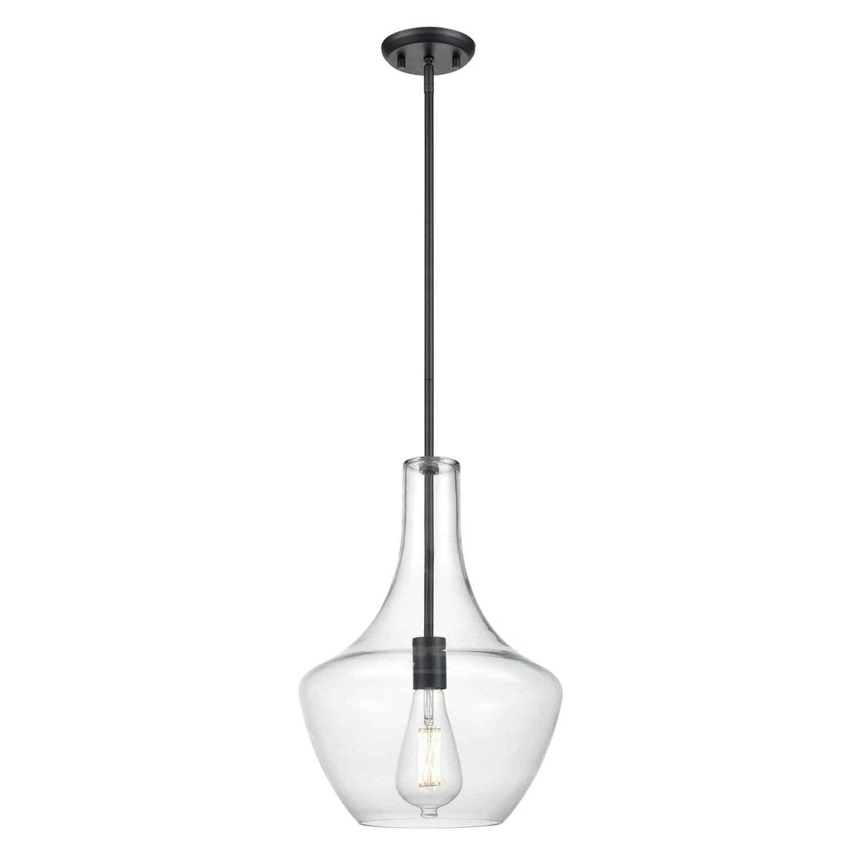 Suspension St. Julian - Graphite 12" by DVI Lighting | Luminaires & cie