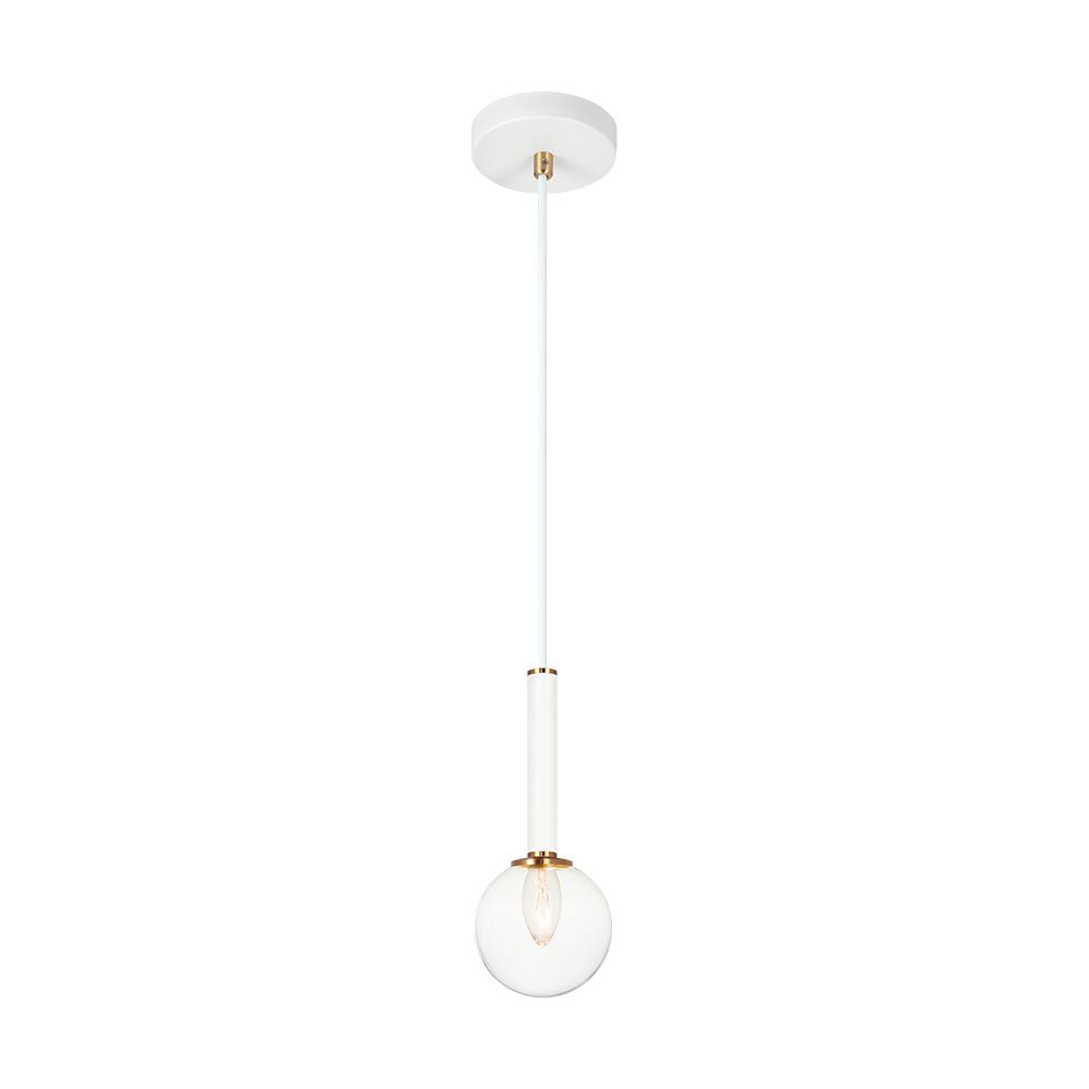 Suspension Stellar - Laiton doré vieilli Claire 11" by Matteo Lighting | Luminaires & cie