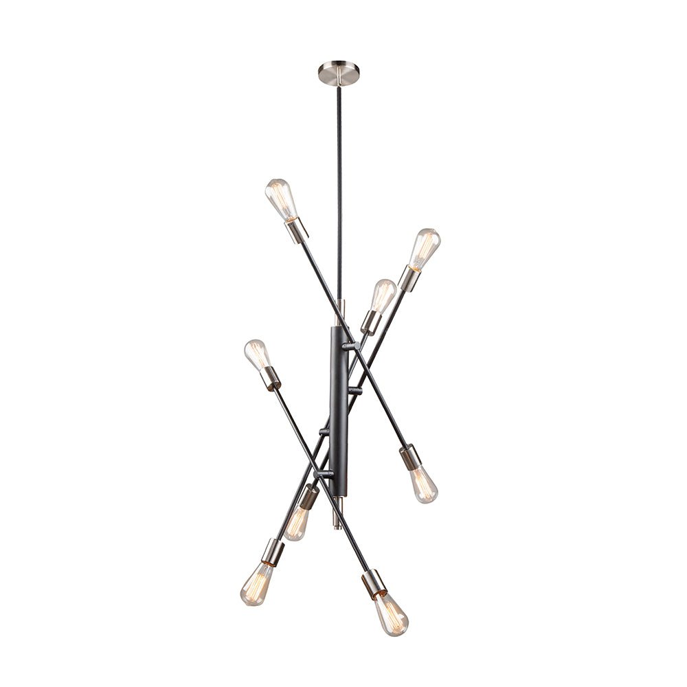 Suspension Truro 8 Light - Hauteur by Artcraft | Luminaires & cie