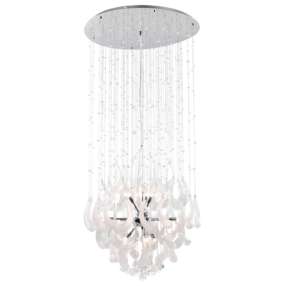 Suspension Vetro - 27.5" Chrome by Creation Nova | Luminaires & cie