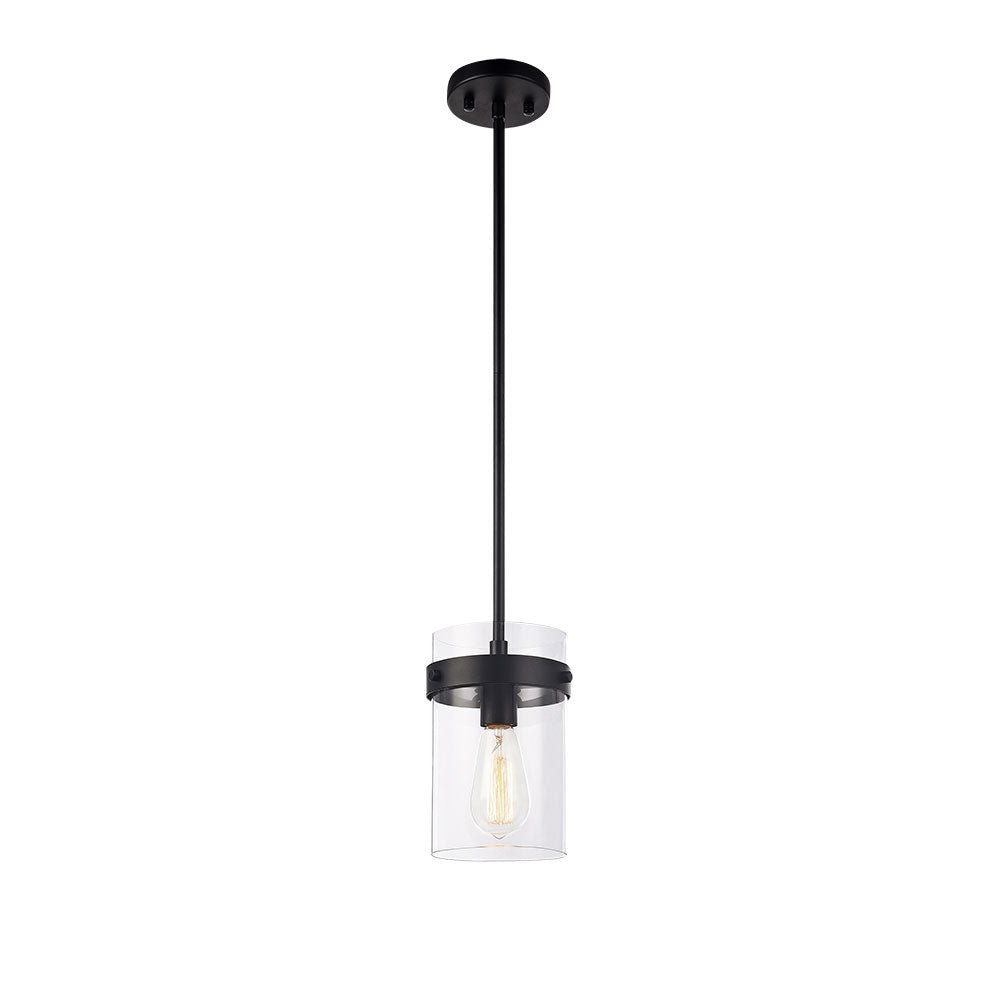 Suspension Zale - Noir 10" by Matteo Lighting | Luminaires & cie