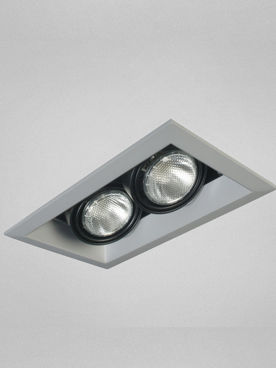 Techno Encastré Multiple 2L PAR20 - Noir + Noir by Eurofase | Luminaires & cie