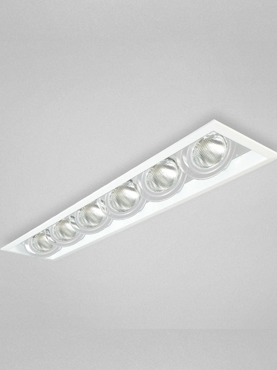 Techno Encastré Multiple 6L PAR20 - Noir + Noir by Eurofase | Luminaires & cie